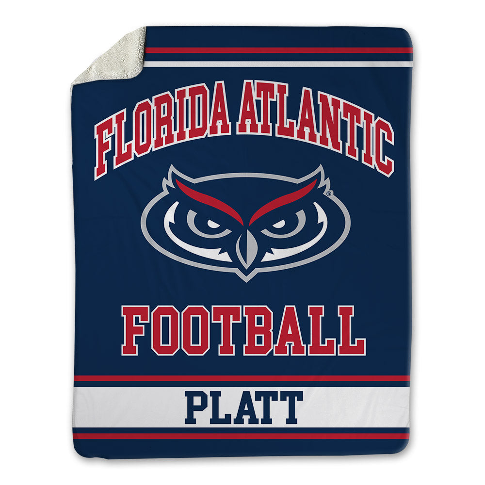 FAU - NCAA Football : Jayshon Platt - Blanket-0