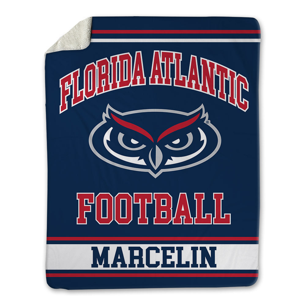 FAU - NCAA Football : Gavench Marcelin - Blanket-0