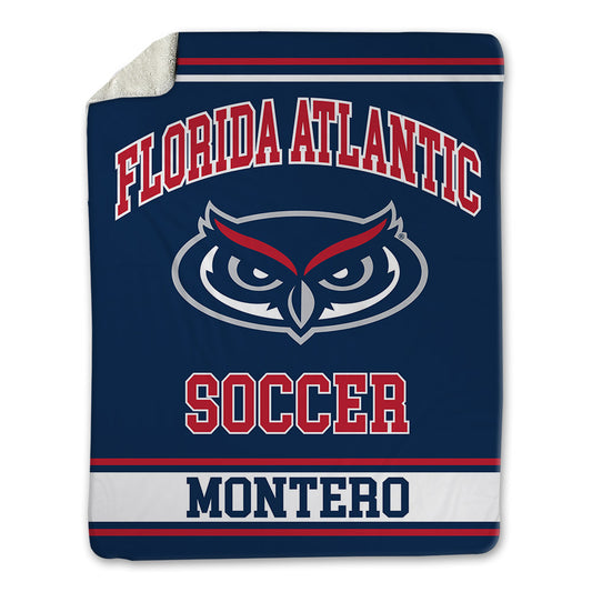 FAU - NCAA Men's Soccer : Jeremy Montero - Blanket-0