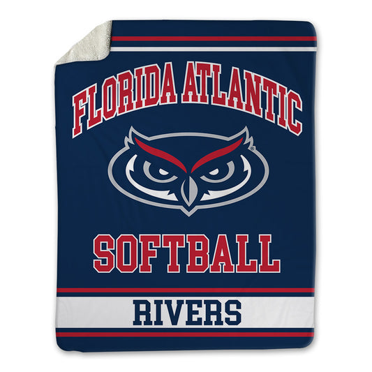 FAU - NCAA Softball : Hannah Rivers - Blanket-0