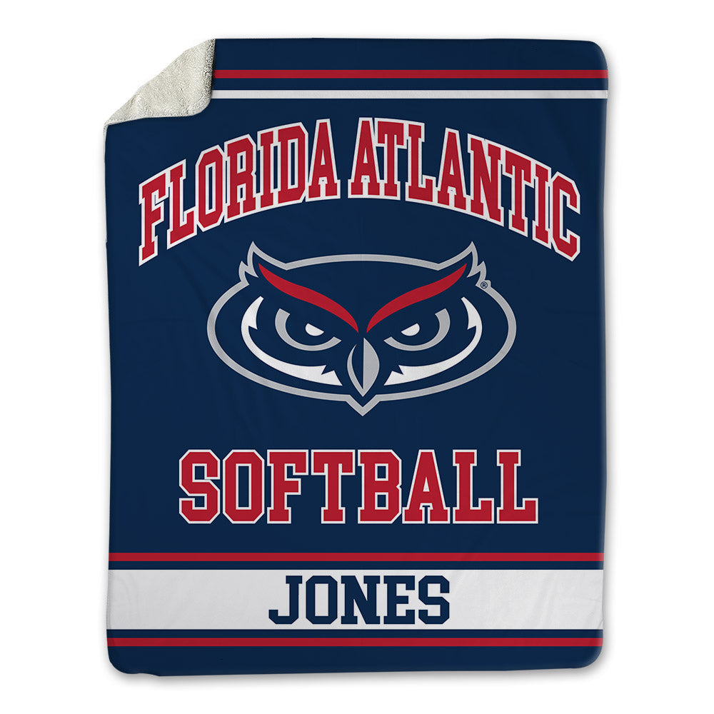 FAU - NCAA Softball : Zoey Jones - Blanket-0