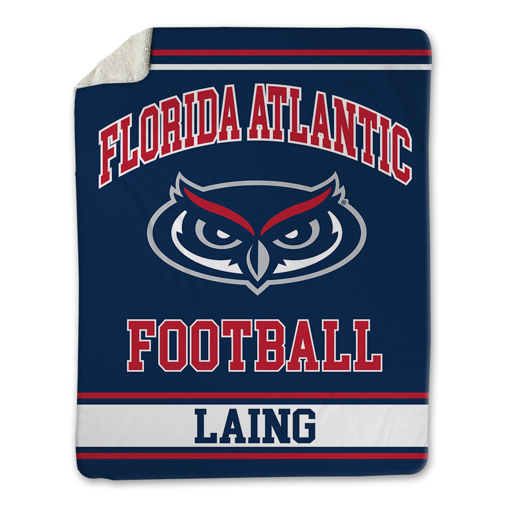 FAU - NCAA Football : Kyler Laing - Blanket-0