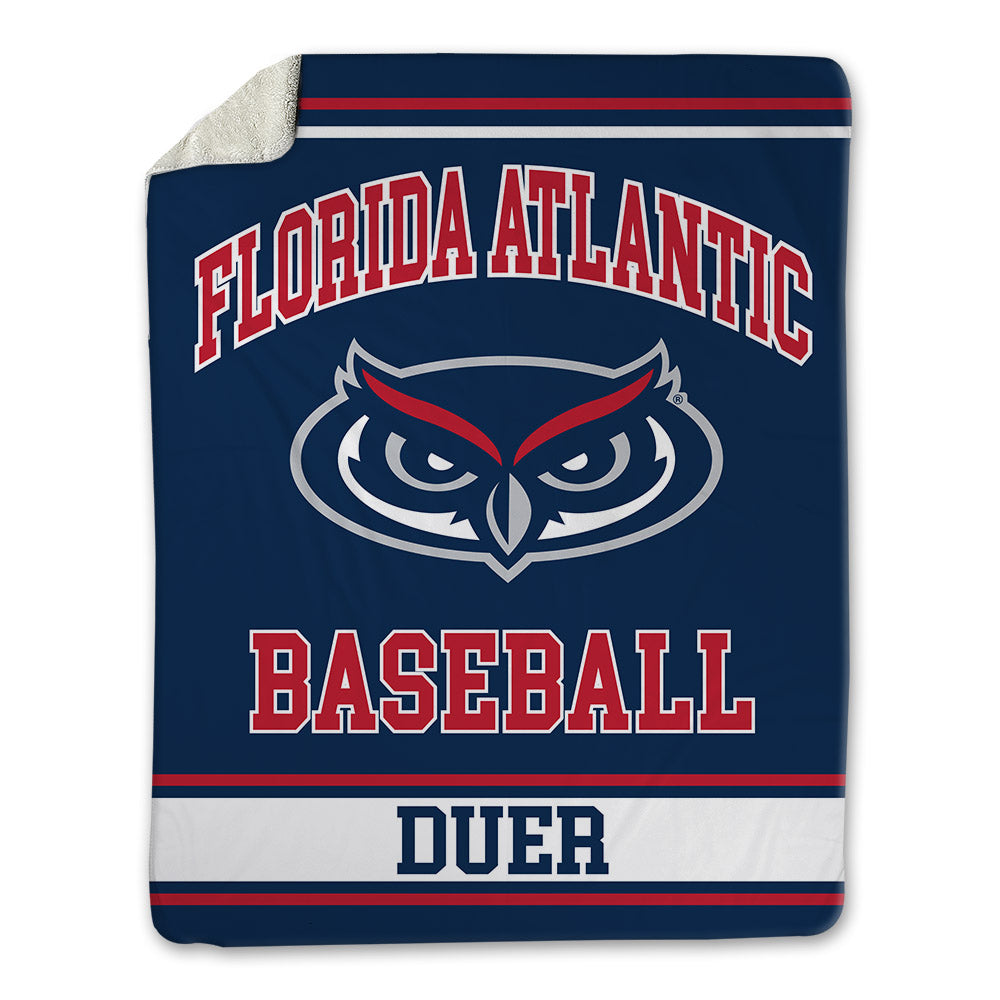 FAU - NCAA Baseball : Jake Duer - Blanket-0