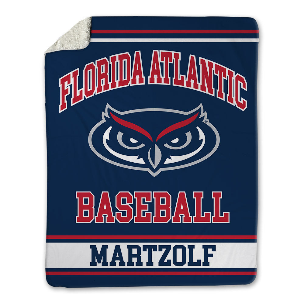 FAU - NCAA Baseball : Max Martzolf - Blanket-0