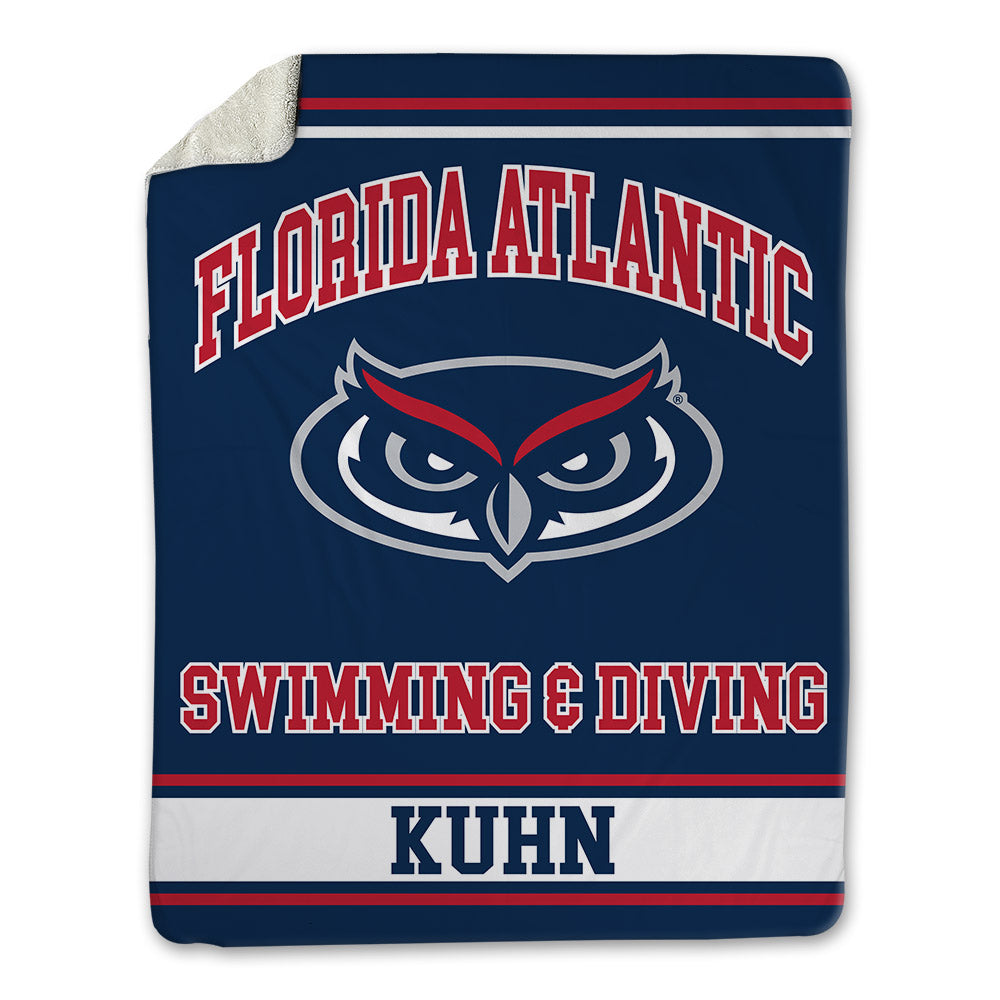 FAU - NCAA Men's Swimming & Diving : Trevor Kuhn - Blanket-0