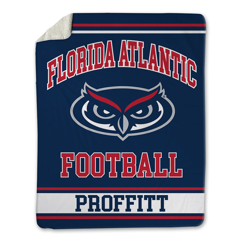 FAU - NCAA Football : Ethan Proffitt - Blanket-0