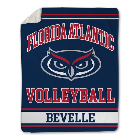 FAU - NCAA Women's Volleyball : kierstin bevelle - Blanket-0