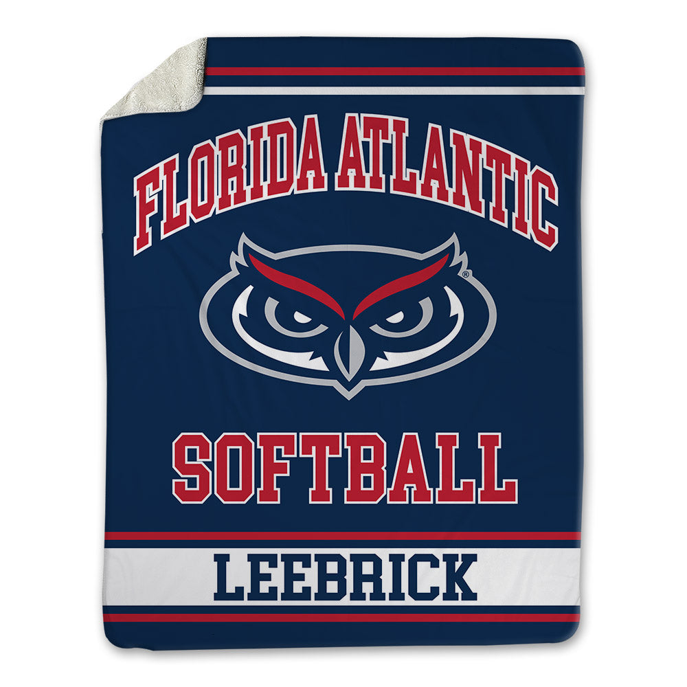 FAU - NCAA Softball : Presley Leebrick - Blanket-0