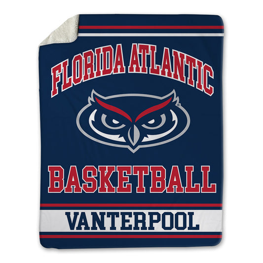 FAU - NCAA Men's Basketball : Devin Vanterpool - Blanket-0