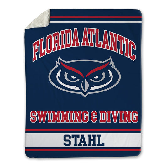 FAU - NCAA Men's Swimming & Diving : Ryan Stahl - Blanket-0