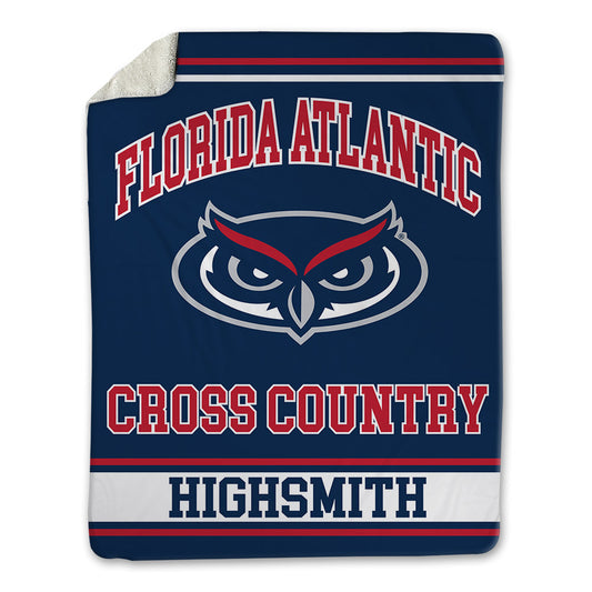 FAU - NCAA Men's Cross Country : Noah Highsmith - Blanket-0