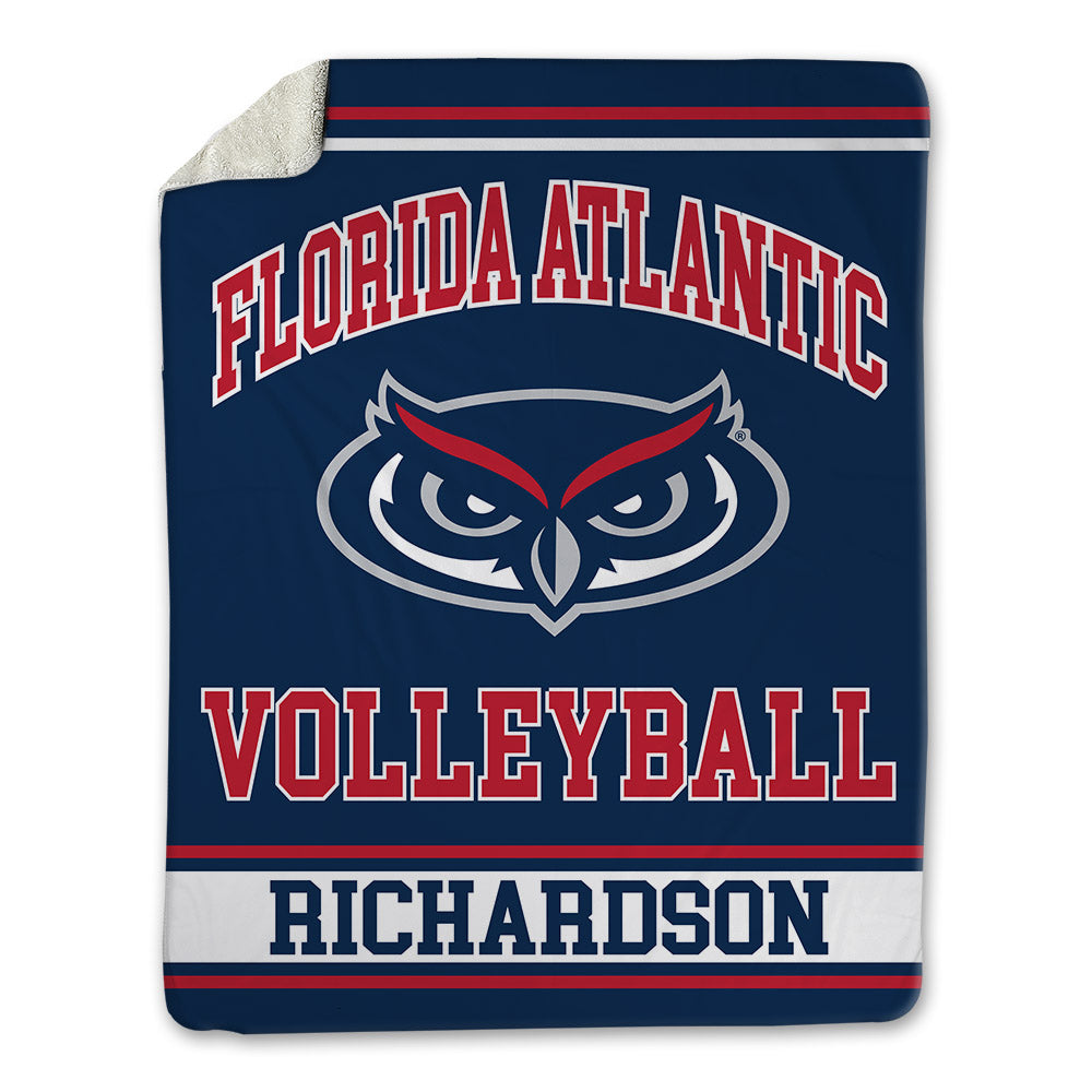 FAU - NCAA Women's Volleyball : Kayla Richardson - Blanket-0