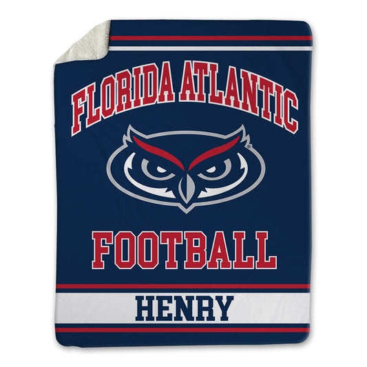 FAU - NCAA Football : Dom Henry - Blanket-0