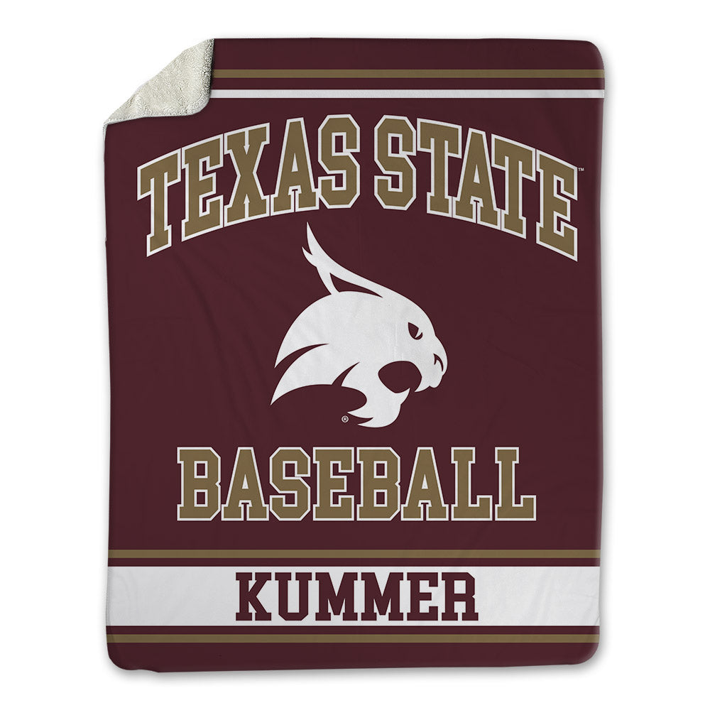 Texas State - NCAA Baseball : Theo Kummer - Blanket-0