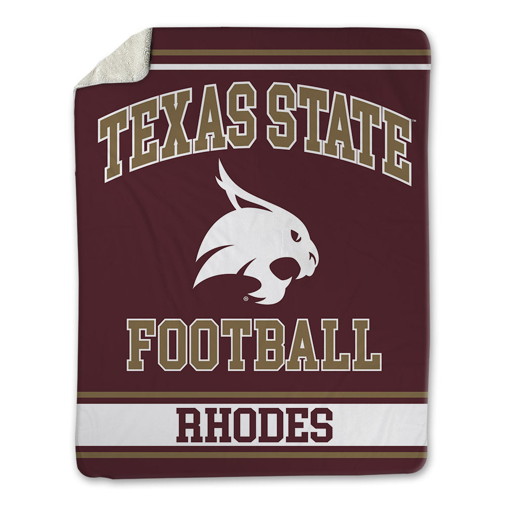 Texas State - NCAA Football : Aidin Rhodes - Blanket-0