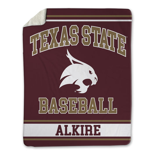 Texas State - NCAA Baseball : John Alkire - Blanket-0