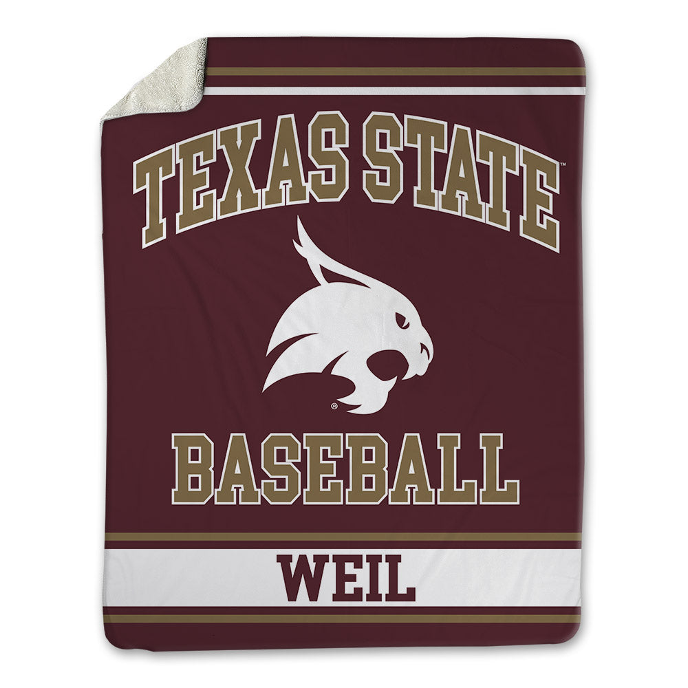 Texas State - NCAA Baseball : Kameron Weil - Blanket-0