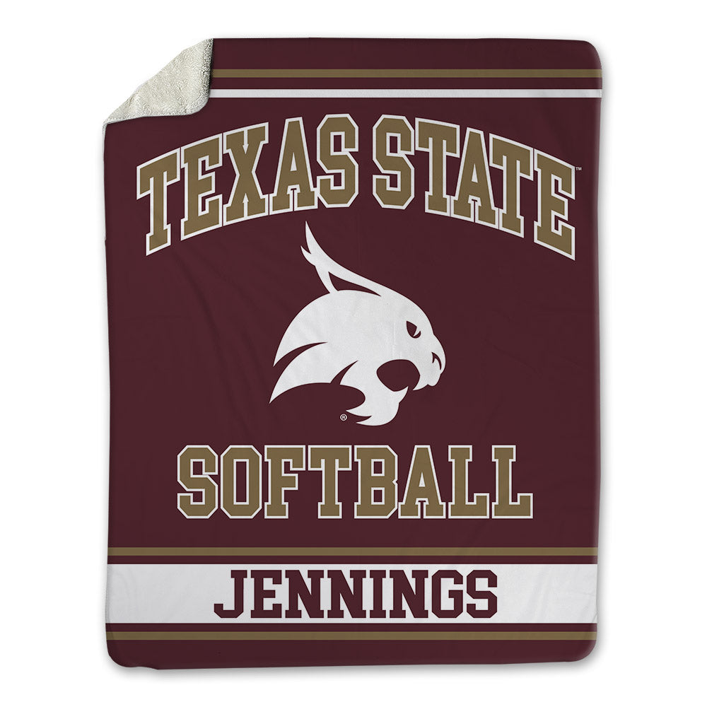 Texas State - NCAA Softball : Abigail Jennings - Blanket-0