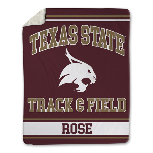 Texas State - NCAA Women's Track & Field : Destiney Rose - Blanket-0