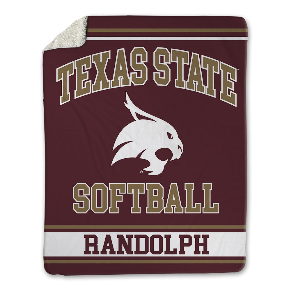 Texas State - NCAA Softball : Piper Randolph - Blanket-0