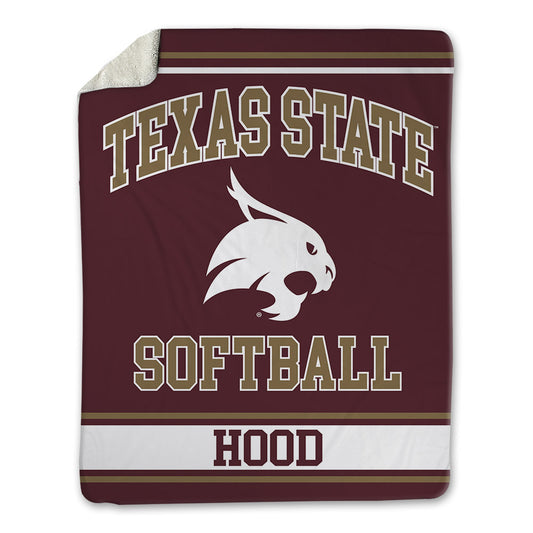 Texas State - NCAA Softball : Samantha Hood - Blanket-0