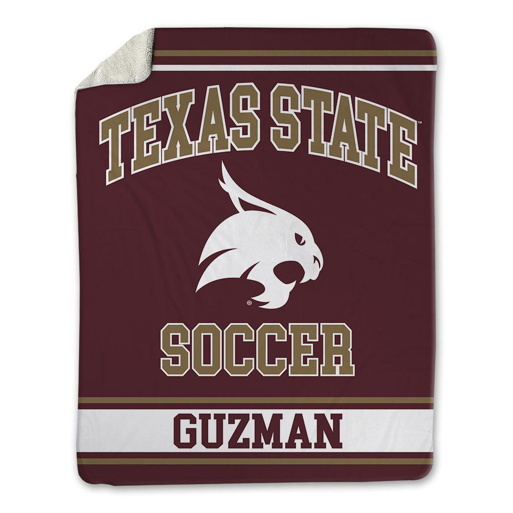 Texas State - NCAA Women's Soccer : Sadie Guzman - Blanket-0