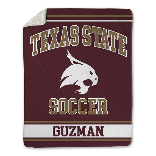 Texas State - NCAA Women's Soccer : Sadie Guzman - Blanket-0