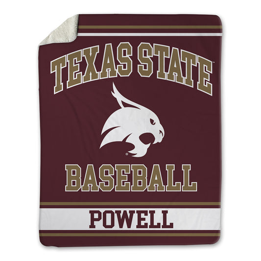 Texas State - NCAA Baseball : Ty Powell - Blanket-0