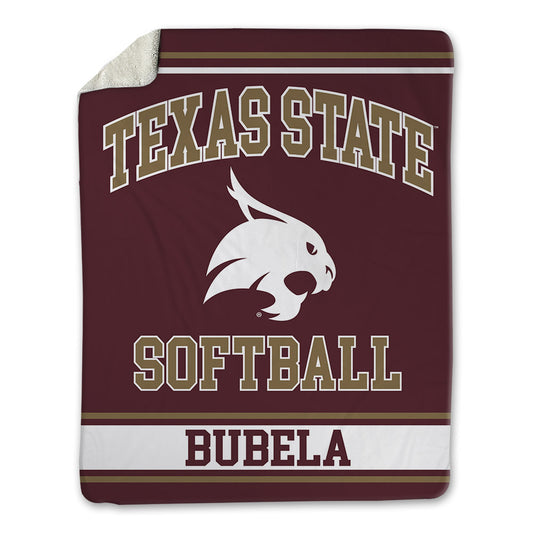 Texas State - NCAA Softball : Kate Bubela - Blanket-0