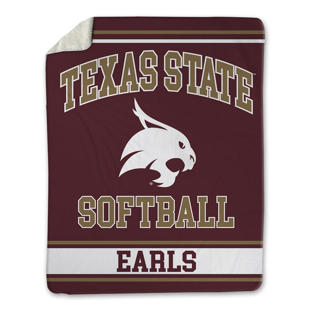 Texas State - NCAA Softball : Hannah Earls - Blanket-0