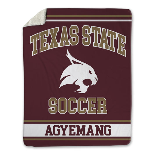 Texas State - NCAA Women's Soccer : Constance Agyemang - Blanket-0