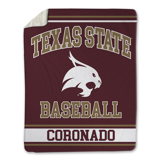 Texas State - NCAA Baseball : Victor Coronado - Blanket-0
