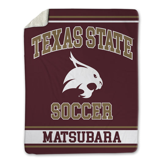 Texas State - NCAA Women's Soccer : Luna Matsubara - Blanket-0