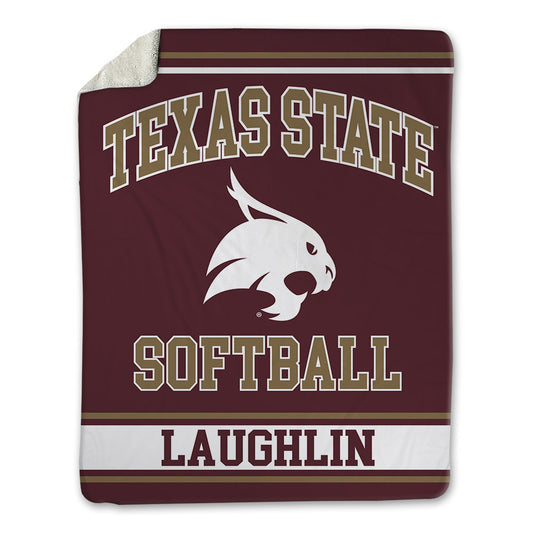 Texas State - NCAA Softball : Dani Laughlin - Blanket-0