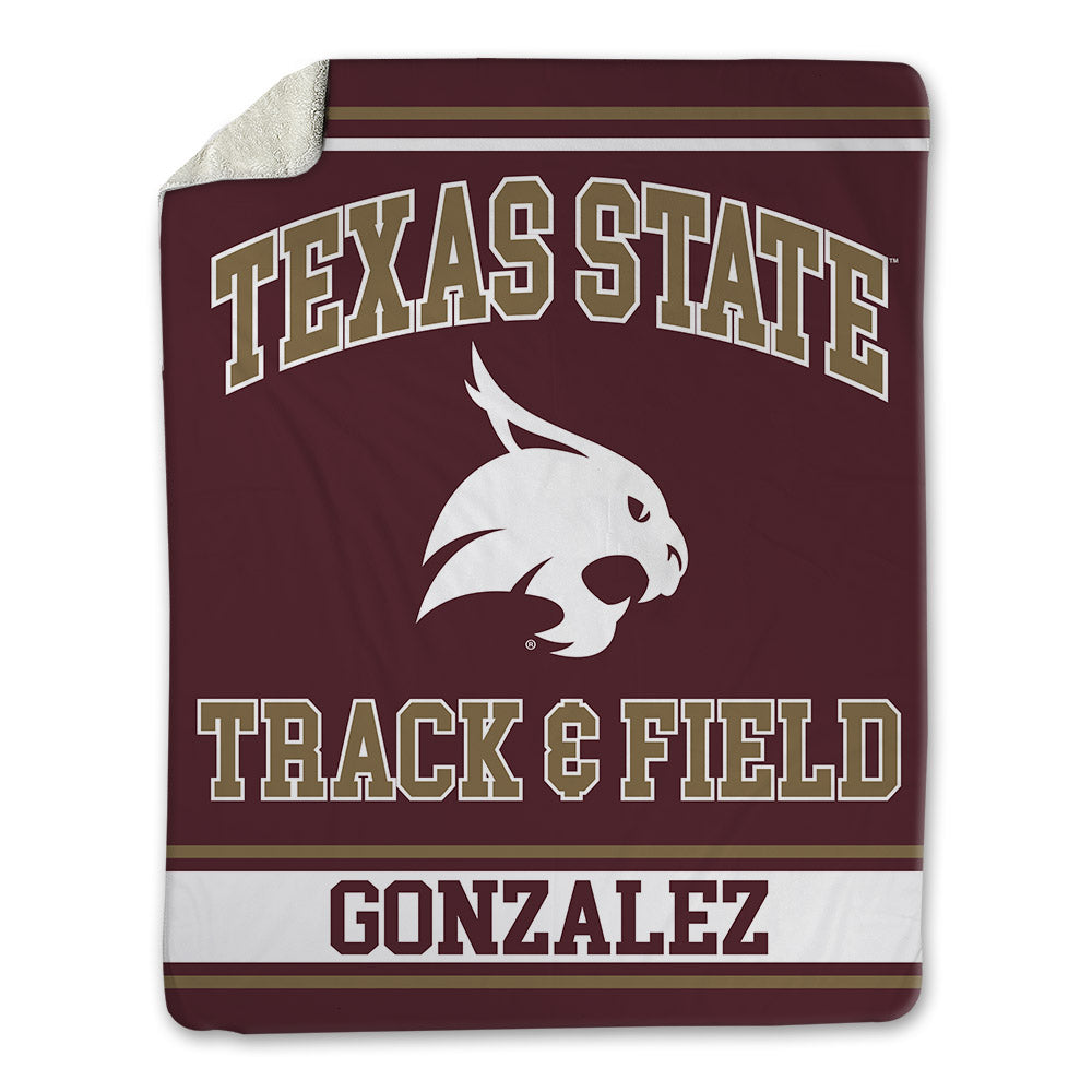 Texas State - NCAA Women's Track & Field : Mia Gonzalez - Blanket-0