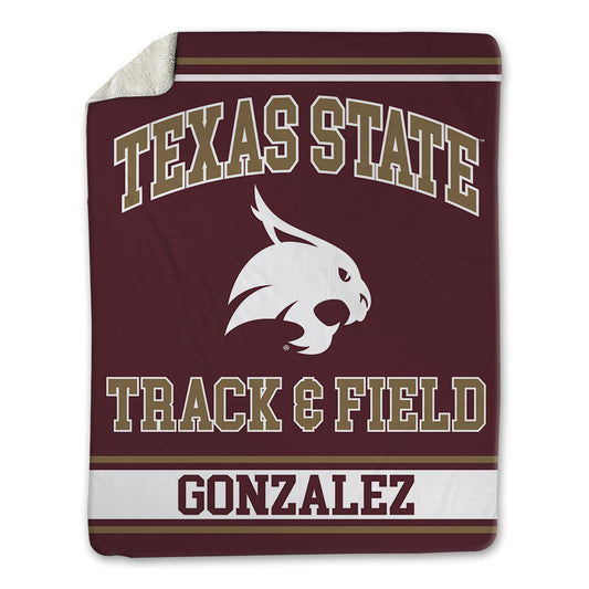 Texas State - NCAA Women's Track & Field : Mia Gonzalez - Blanket-0