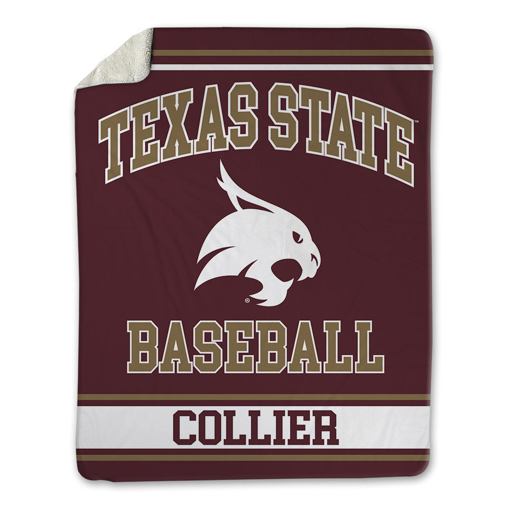 Texas State - NCAA Baseball : Ian Collier - Blanket-0