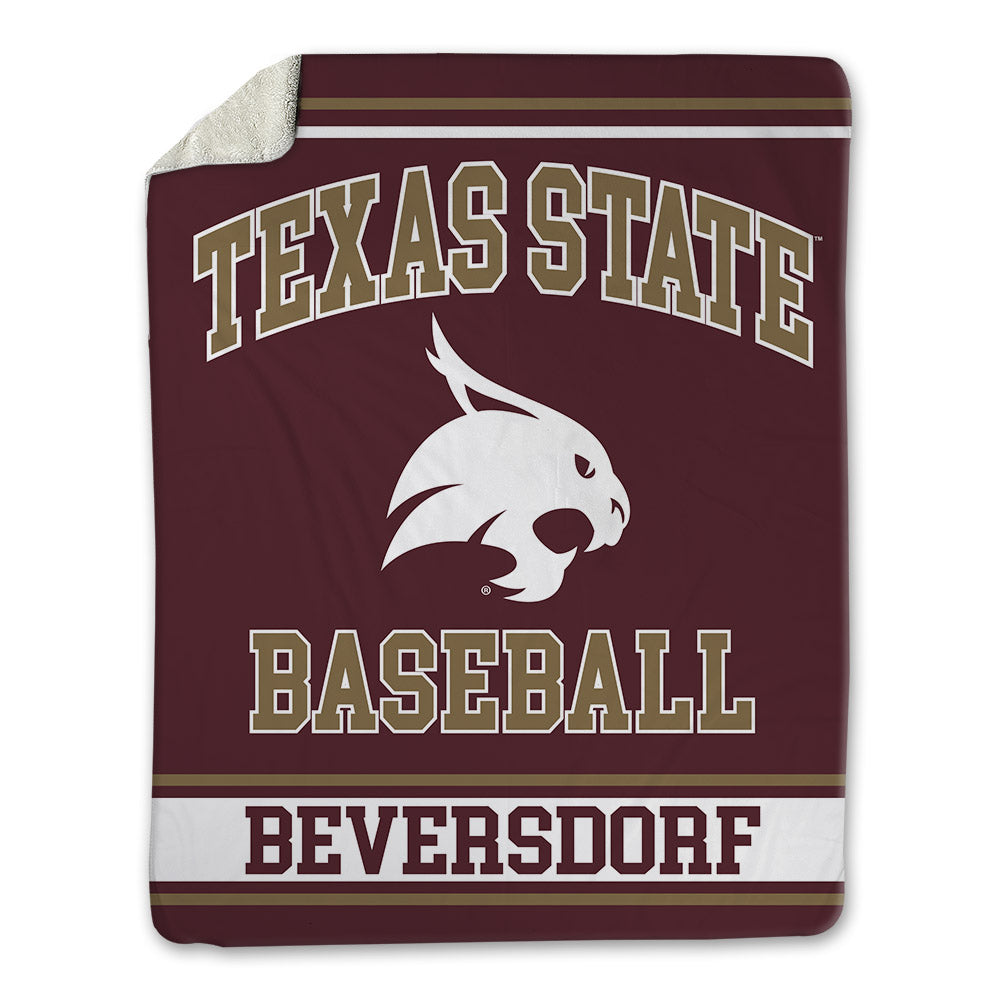 Texas State - NCAA Baseball : Alec Beversdorf - Blanket-0