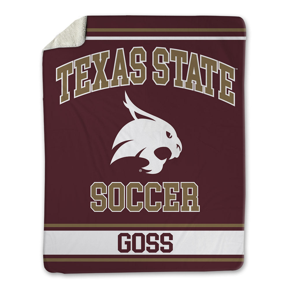 Texas State - NCAA Women's Soccer : Madi Goss - Blanket-0