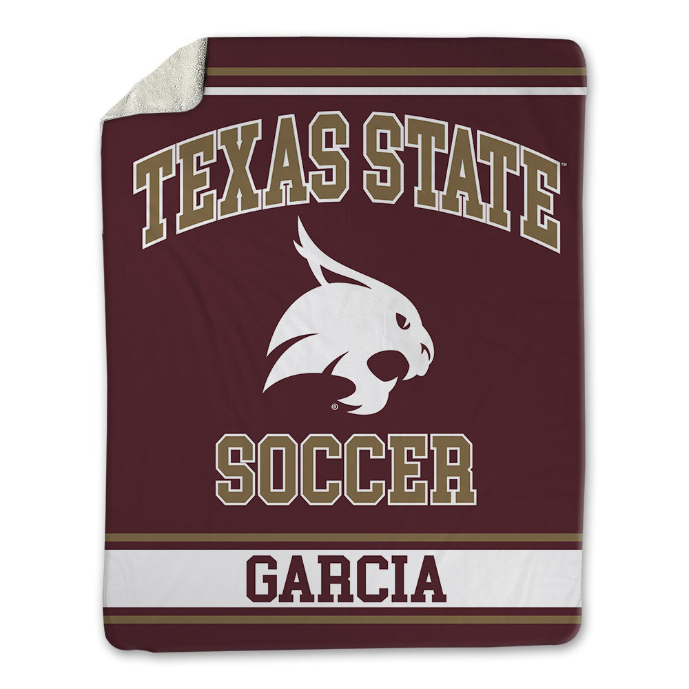 Texas State - NCAA Women's Soccer : Halle Garcia - Blanket-0