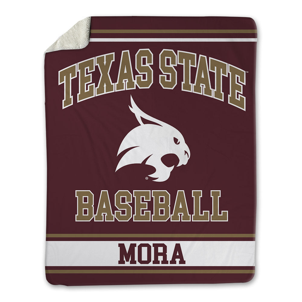 Texas State - NCAA Baseball : Chase Mora - Blanket-0