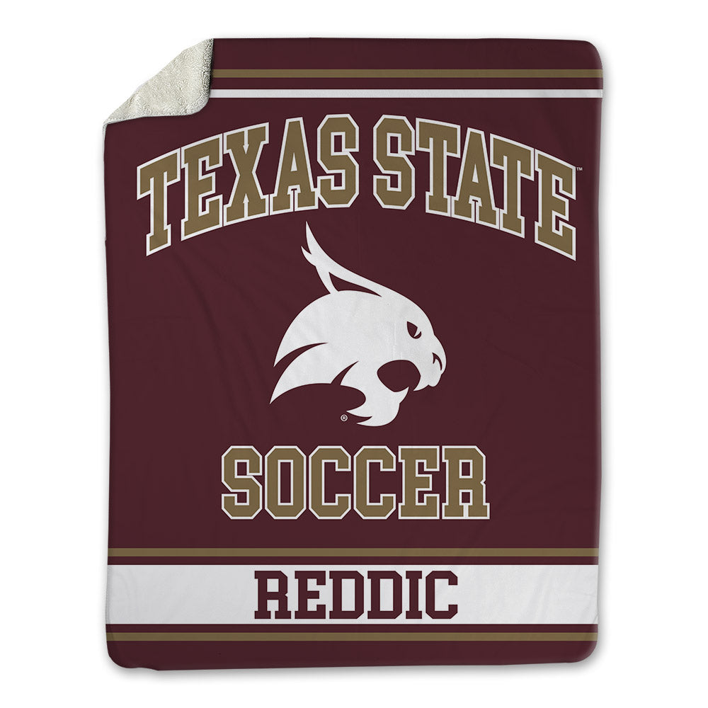 Texas State - NCAA Women's Soccer : Grace Reddic - Blanket-0