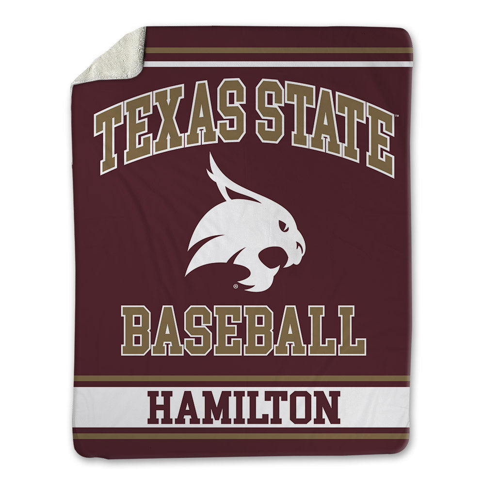 Texas State - NCAA Baseball : Maximus Hamilton - Blanket-0