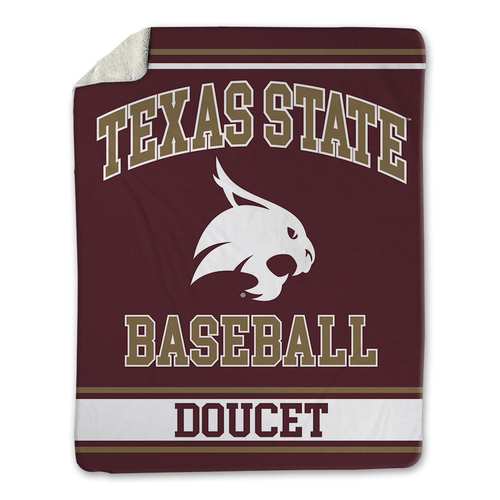 Texas State - NCAA Baseball : Conner Doucet - Blanket-0