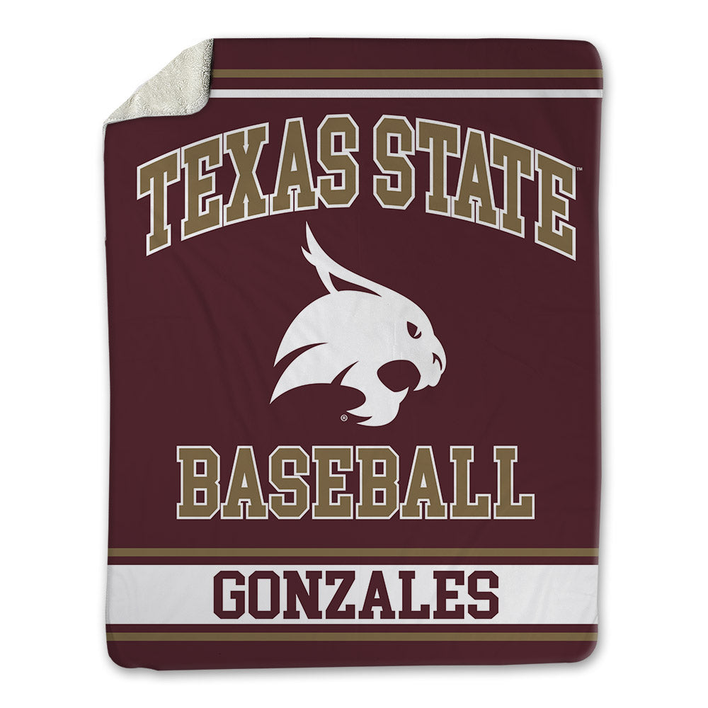 Texas State - NCAA Baseball : Alex Gonzales - Blanket-0