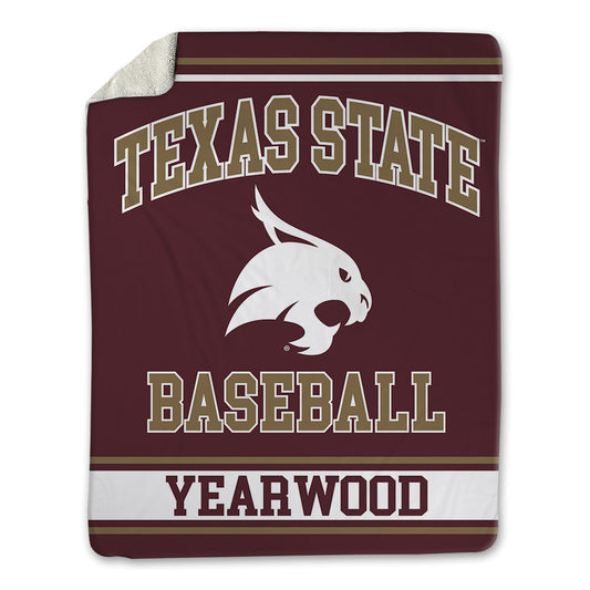 Texas State - NCAA Baseball : Alex Yearwood - Blanket-0