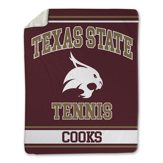 Texas State - NCAA Women's Tennis : Stoney Cooks - Blanket-0