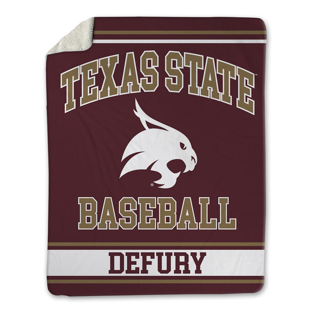 Texas State - NCAA Baseball : Coy DeFury - Blanket-0