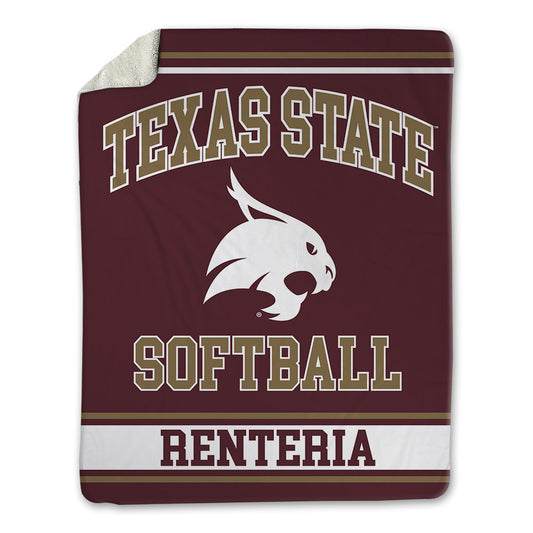 Texas State - NCAA Softball : Ava Renteria - Blanket-0