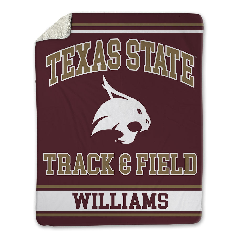 Texas State - NCAA Women's Track & Field : Stephanie Williams - Blanket-0